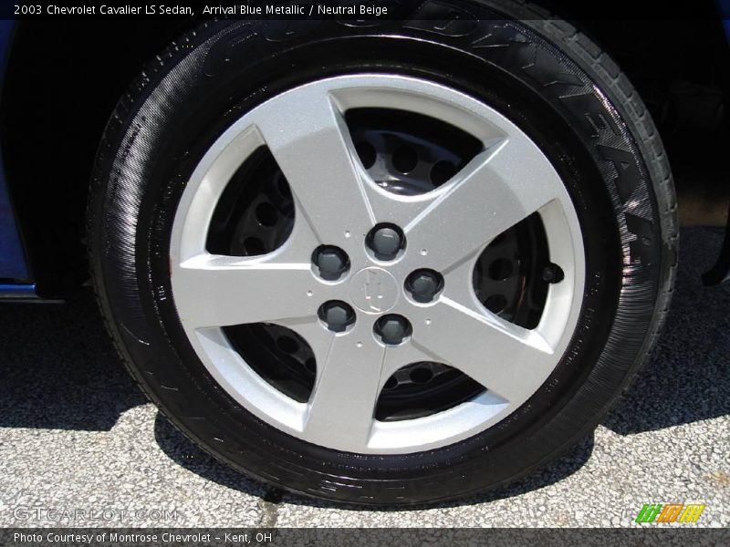 Arrival Blue Metallic / Neutral Beige 2003 Chevrolet Cavalier LS Sedan