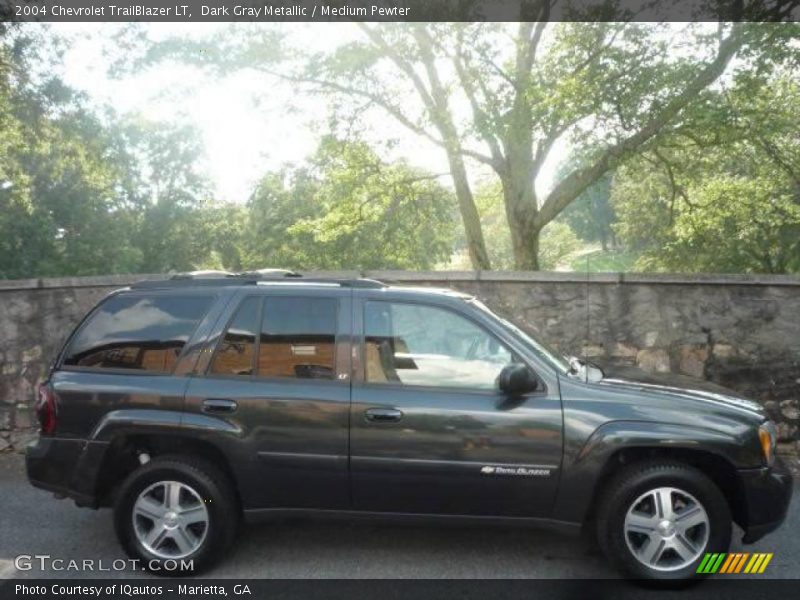 Dark Gray Metallic / Medium Pewter 2004 Chevrolet TrailBlazer LT