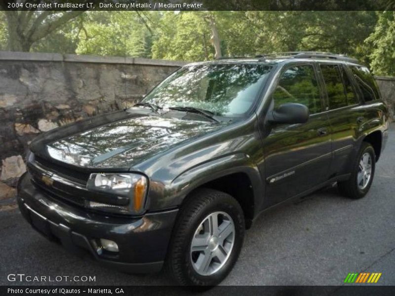 Dark Gray Metallic / Medium Pewter 2004 Chevrolet TrailBlazer LT