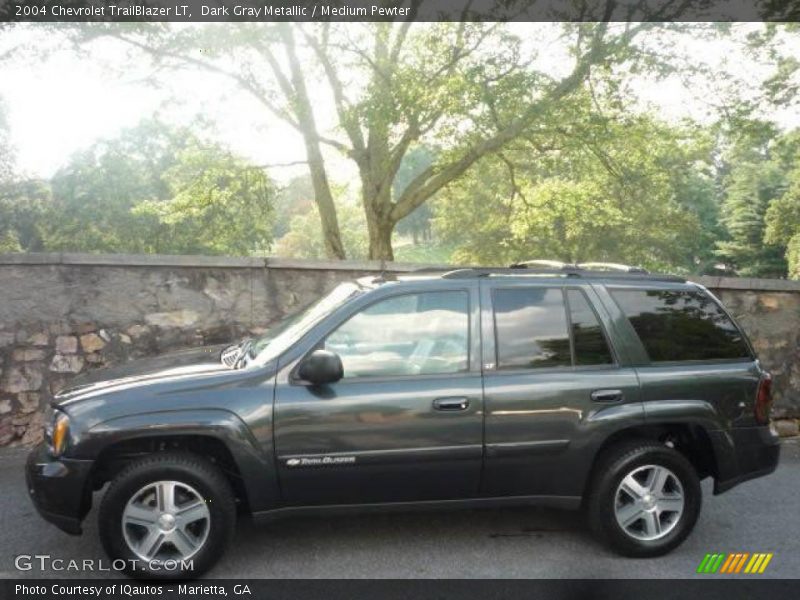 Dark Gray Metallic / Medium Pewter 2004 Chevrolet TrailBlazer LT