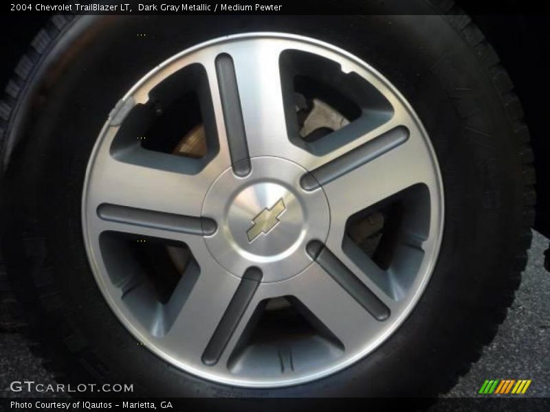 Dark Gray Metallic / Medium Pewter 2004 Chevrolet TrailBlazer LT