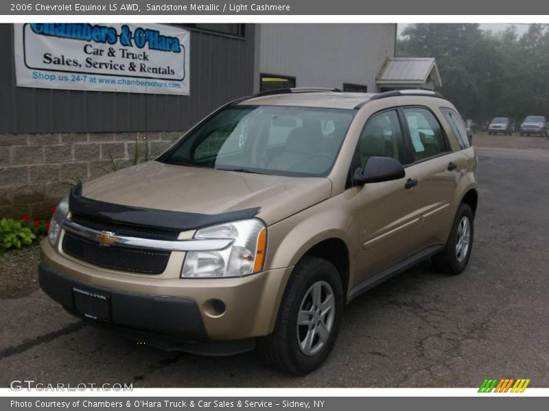 Sandstone Metallic / Light Cashmere 2006 Chevrolet Equinox LS AWD