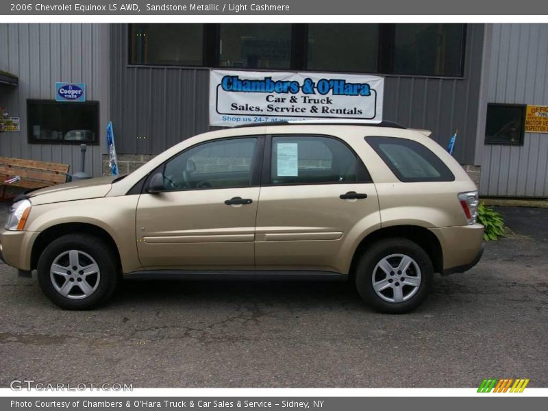 Sandstone Metallic / Light Cashmere 2006 Chevrolet Equinox LS AWD