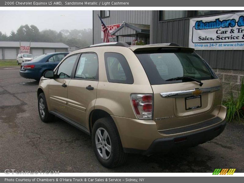 Sandstone Metallic / Light Cashmere 2006 Chevrolet Equinox LS AWD