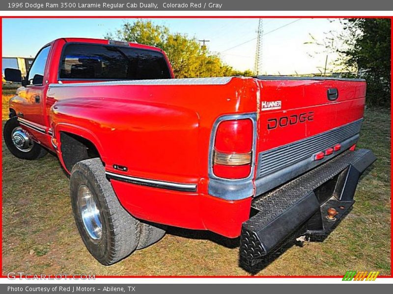 Colorado Red / Gray 1996 Dodge Ram 3500 Laramie Regular Cab Dually