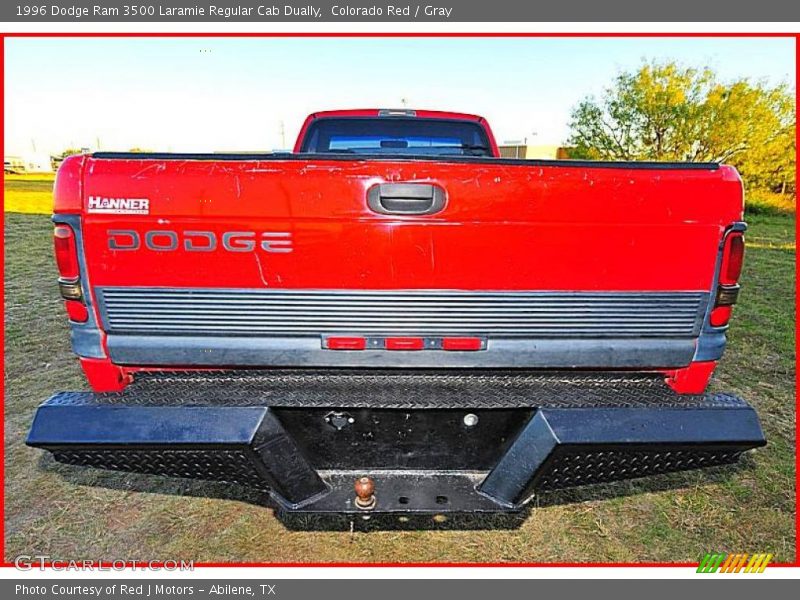Colorado Red / Gray 1996 Dodge Ram 3500 Laramie Regular Cab Dually