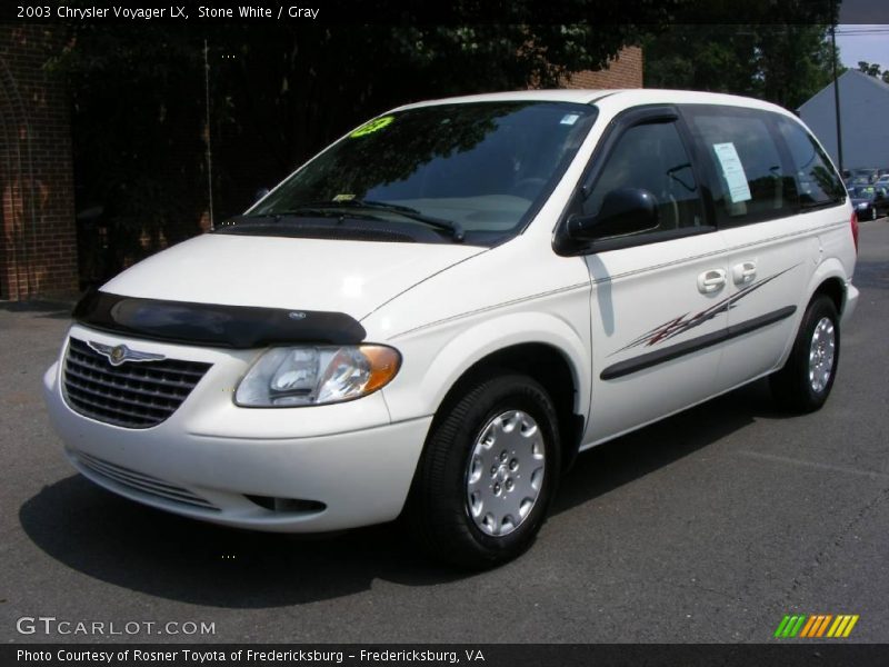 Stone White / Gray 2003 Chrysler Voyager LX