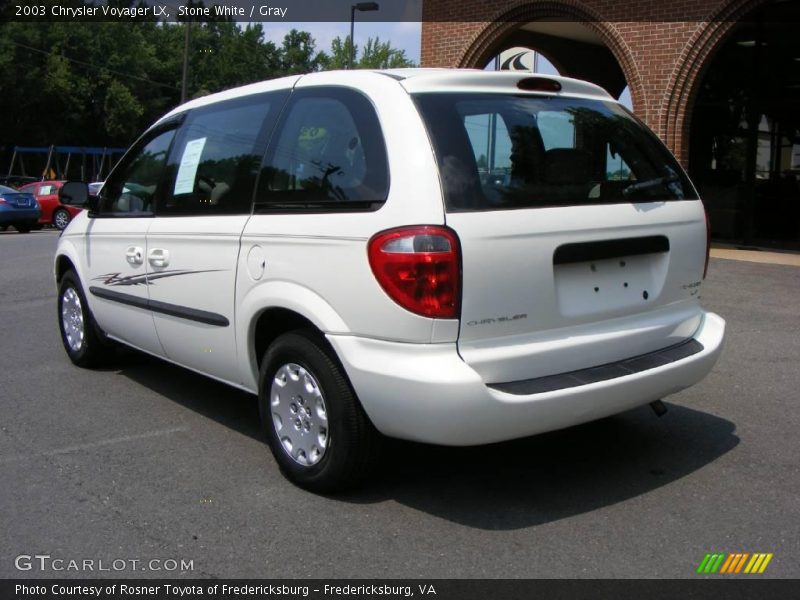 Stone White / Gray 2003 Chrysler Voyager LX