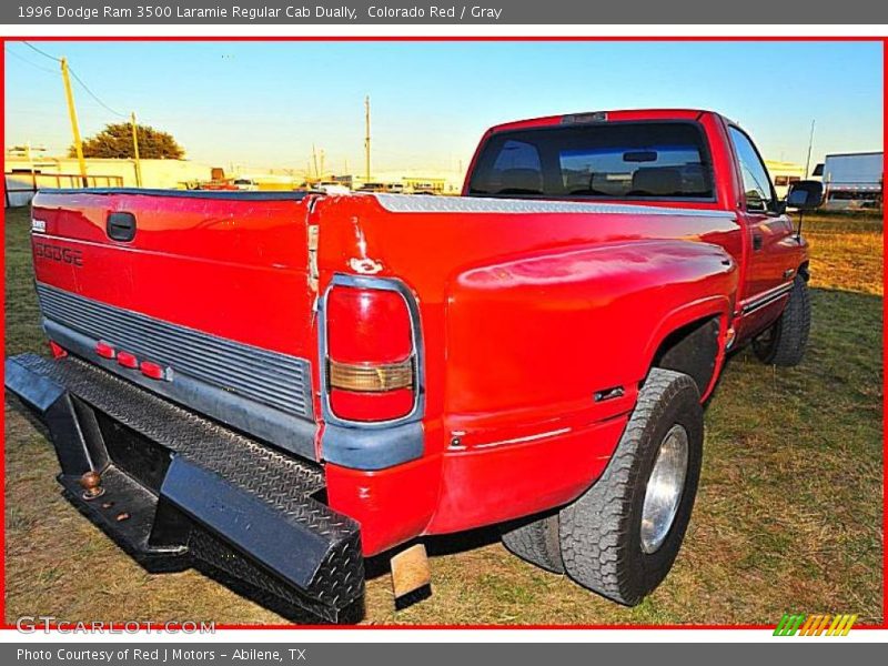 Colorado Red / Gray 1996 Dodge Ram 3500 Laramie Regular Cab Dually