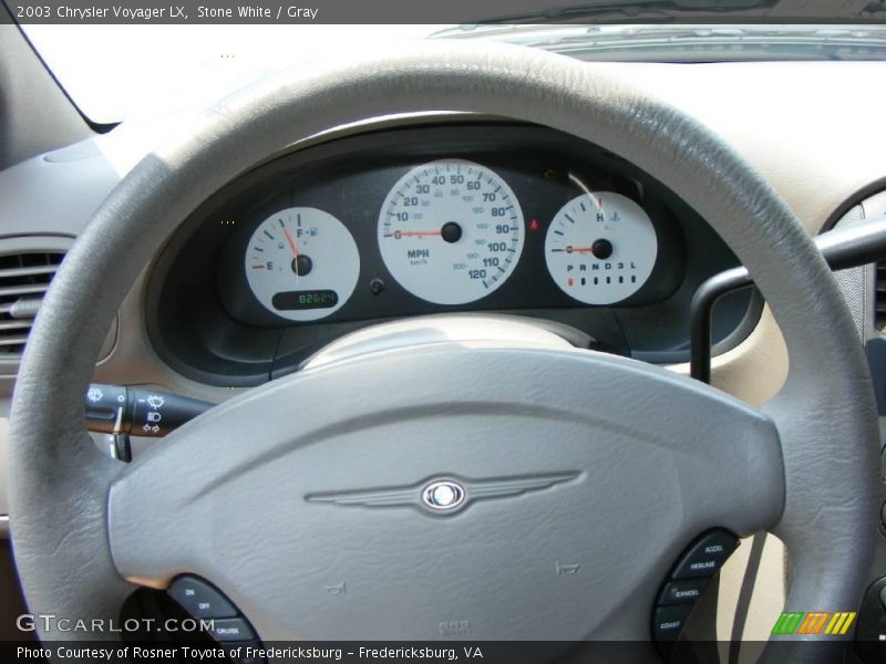 Stone White / Gray 2003 Chrysler Voyager LX