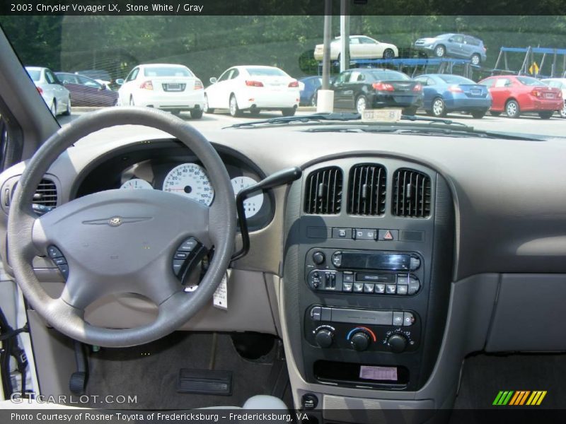 Stone White / Gray 2003 Chrysler Voyager LX