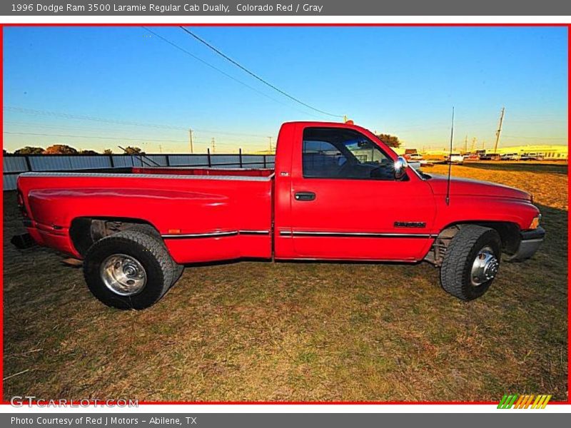 Colorado Red / Gray 1996 Dodge Ram 3500 Laramie Regular Cab Dually