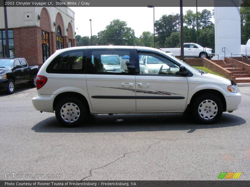 Stone White / Gray 2003 Chrysler Voyager LX