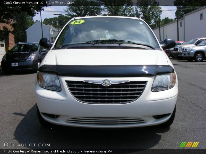 Stone White / Gray 2003 Chrysler Voyager LX