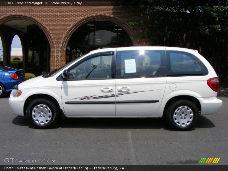 Stone White / Gray 2003 Chrysler Voyager LX