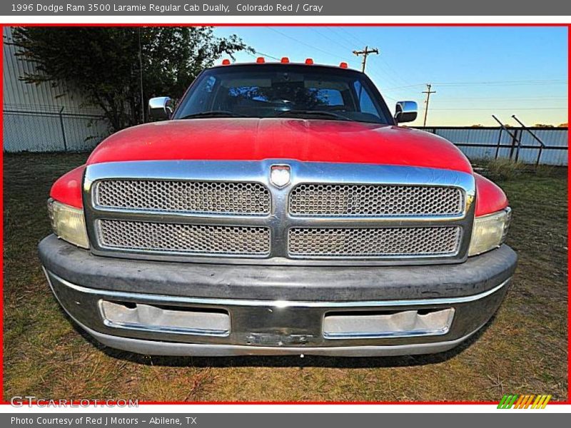 Colorado Red / Gray 1996 Dodge Ram 3500 Laramie Regular Cab Dually
