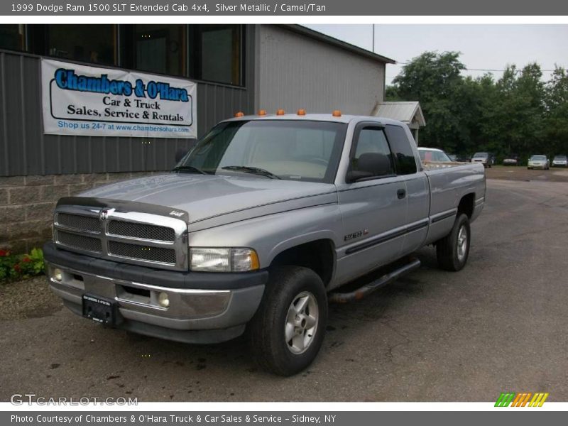 Silver Metallic / Camel/Tan 1999 Dodge Ram 1500 SLT Extended Cab 4x4