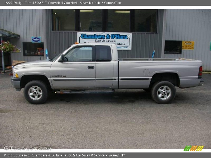 Silver Metallic / Camel/Tan 1999 Dodge Ram 1500 SLT Extended Cab 4x4
