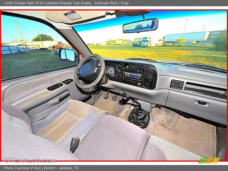 Colorado Red / Gray 1996 Dodge Ram 3500 Laramie Regular Cab Dually