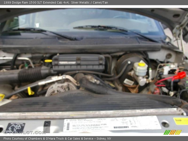 Silver Metallic / Camel/Tan 1999 Dodge Ram 1500 SLT Extended Cab 4x4
