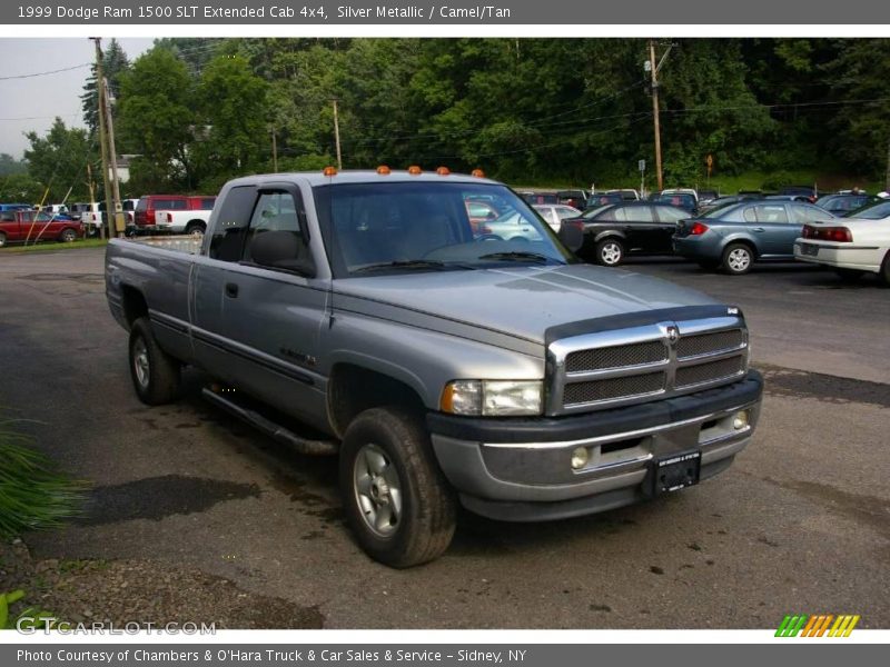 Silver Metallic / Camel/Tan 1999 Dodge Ram 1500 SLT Extended Cab 4x4