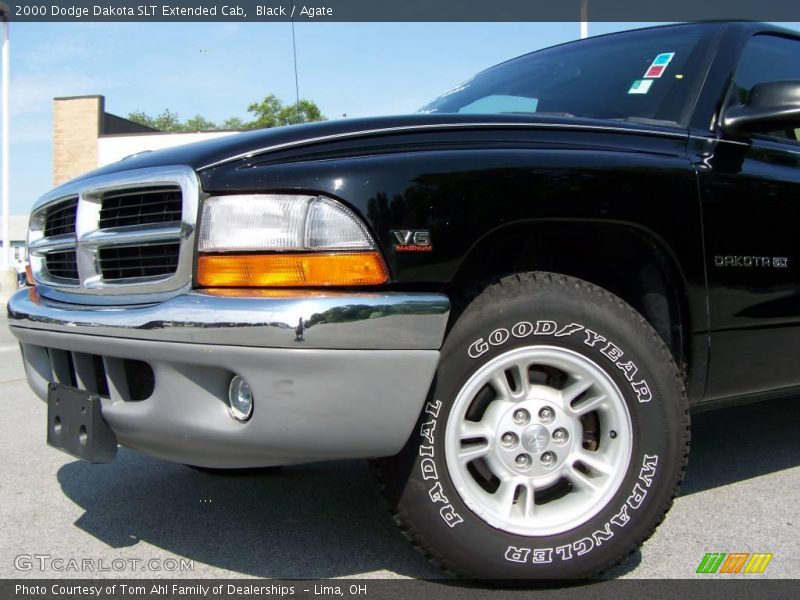 Black / Agate 2000 Dodge Dakota SLT Extended Cab