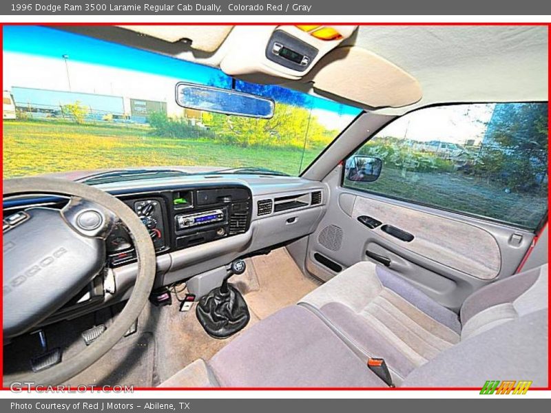Colorado Red / Gray 1996 Dodge Ram 3500 Laramie Regular Cab Dually