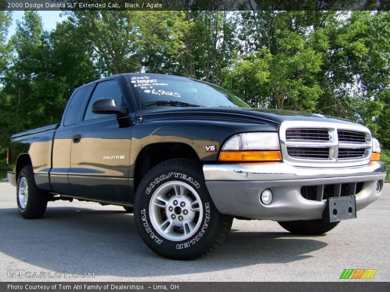Black / Agate 2000 Dodge Dakota SLT Extended Cab