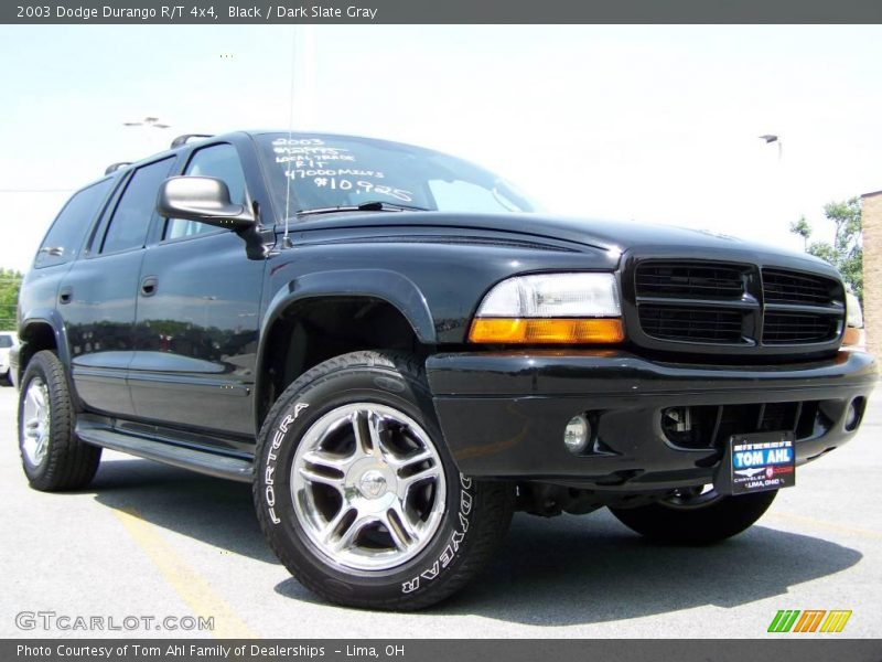 Black / Dark Slate Gray 2003 Dodge Durango R/T 4x4