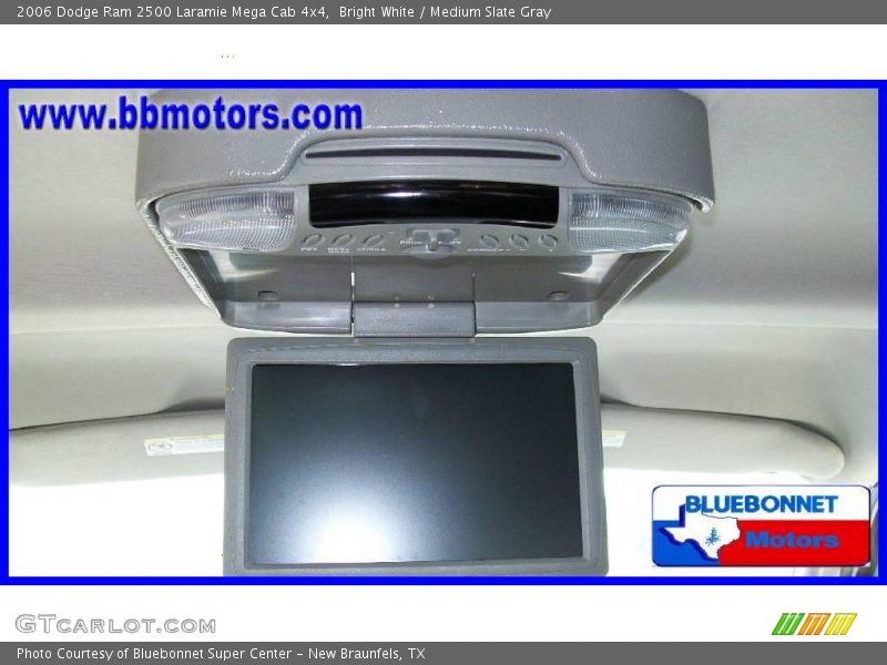Bright White / Medium Slate Gray 2006 Dodge Ram 2500 Laramie Mega Cab 4x4