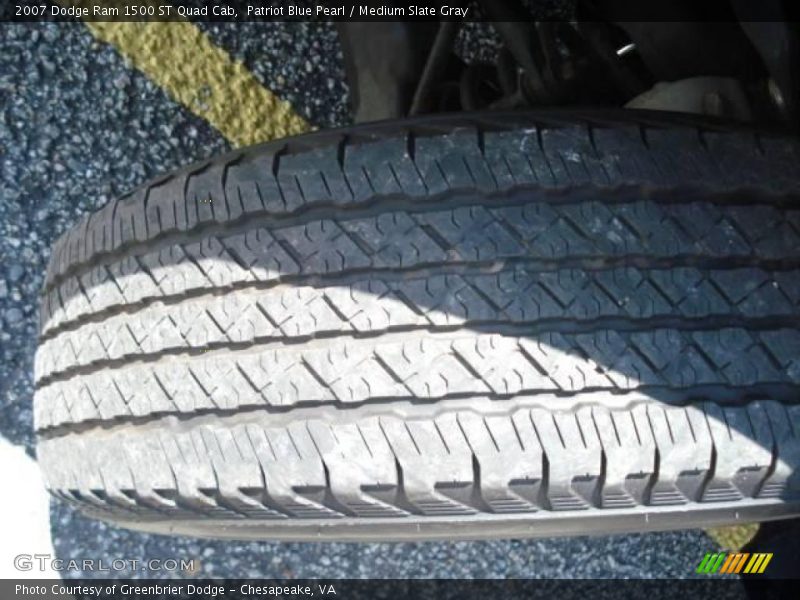 Patriot Blue Pearl / Medium Slate Gray 2007 Dodge Ram 1500 ST Quad Cab