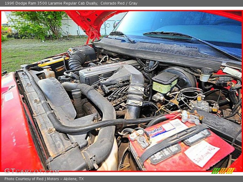 Colorado Red / Gray 1996 Dodge Ram 3500 Laramie Regular Cab Dually