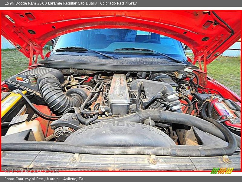 Colorado Red / Gray 1996 Dodge Ram 3500 Laramie Regular Cab Dually