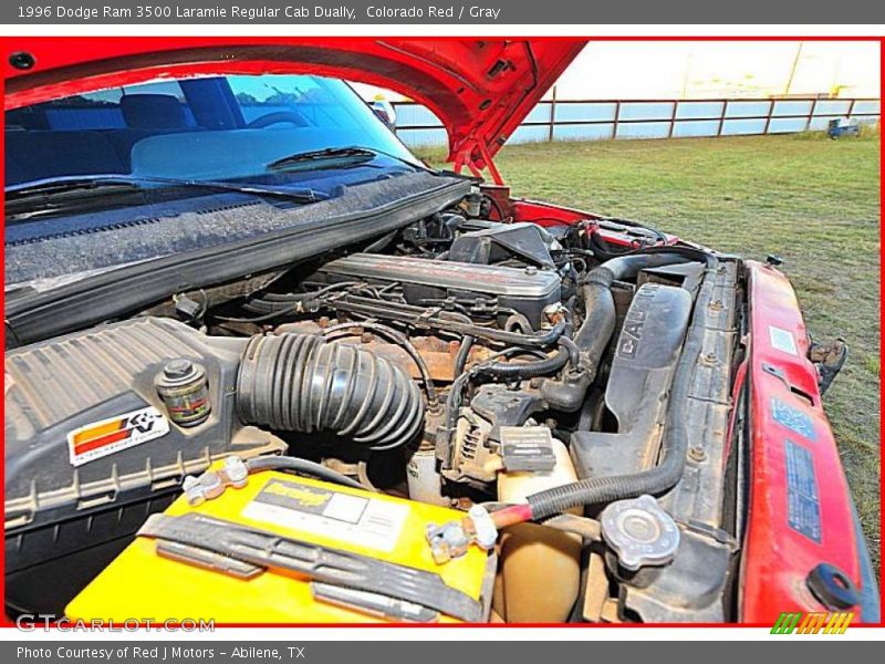 Colorado Red / Gray 1996 Dodge Ram 3500 Laramie Regular Cab Dually