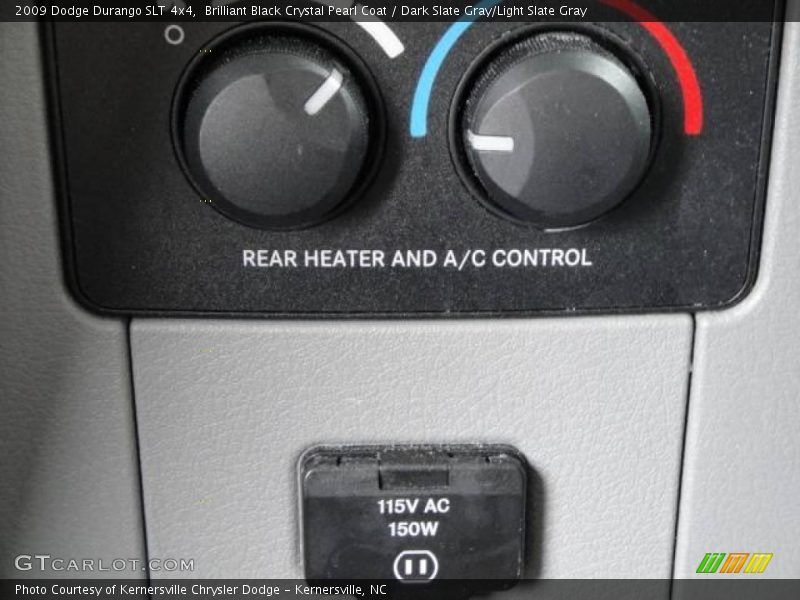 Brilliant Black Crystal Pearl Coat / Dark Slate Gray/Light Slate Gray 2009 Dodge Durango SLT 4x4