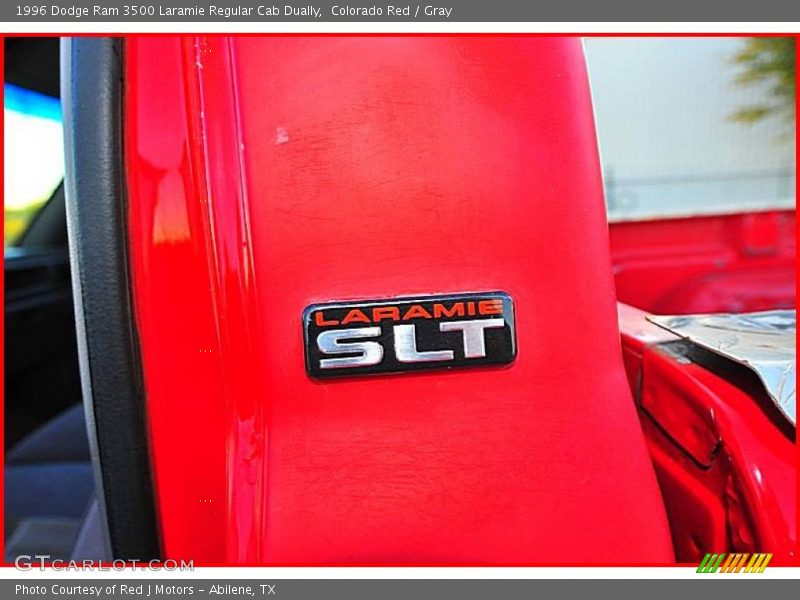 Colorado Red / Gray 1996 Dodge Ram 3500 Laramie Regular Cab Dually