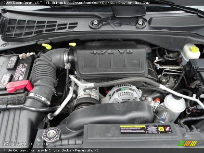 Brilliant Black Crystal Pearl Coat / Dark Slate Gray/Light Slate Gray 2009 Dodge Durango SLT 4x4