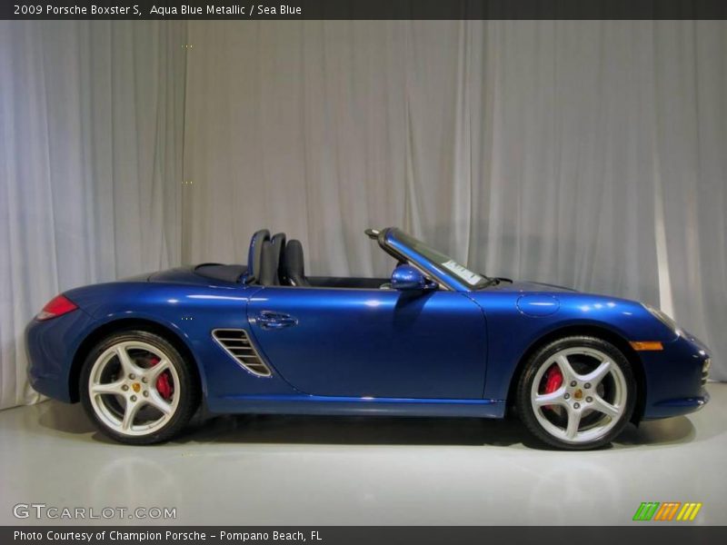 Aqua Blue Metallic / Sea Blue 2009 Porsche Boxster S