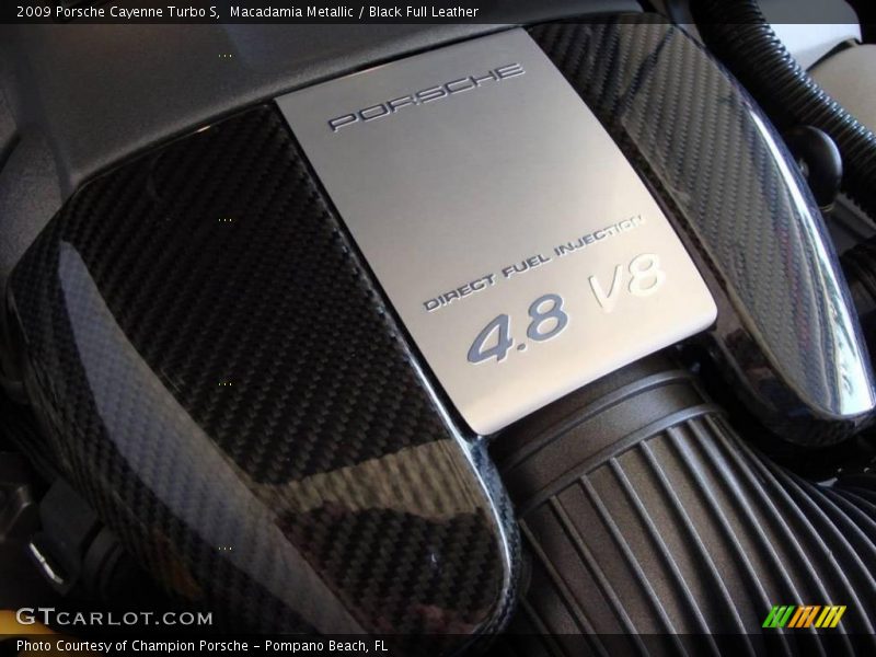 Macadamia Metallic / Black Full Leather 2009 Porsche Cayenne Turbo S