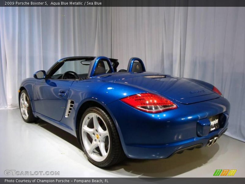 Aqua Blue Metallic / Sea Blue 2009 Porsche Boxster S