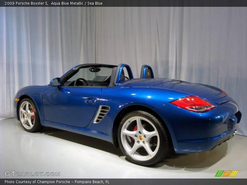 Aqua Blue Metallic / Sea Blue 2009 Porsche Boxster S