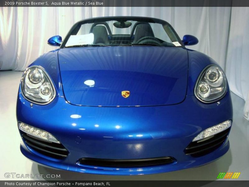 Aqua Blue Metallic / Sea Blue 2009 Porsche Boxster S