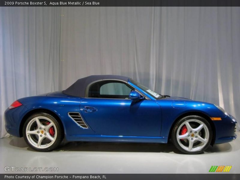 Aqua Blue Metallic / Sea Blue 2009 Porsche Boxster S