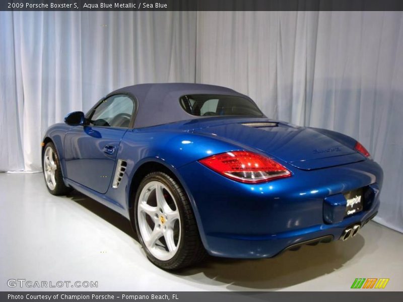 Aqua Blue Metallic / Sea Blue 2009 Porsche Boxster S