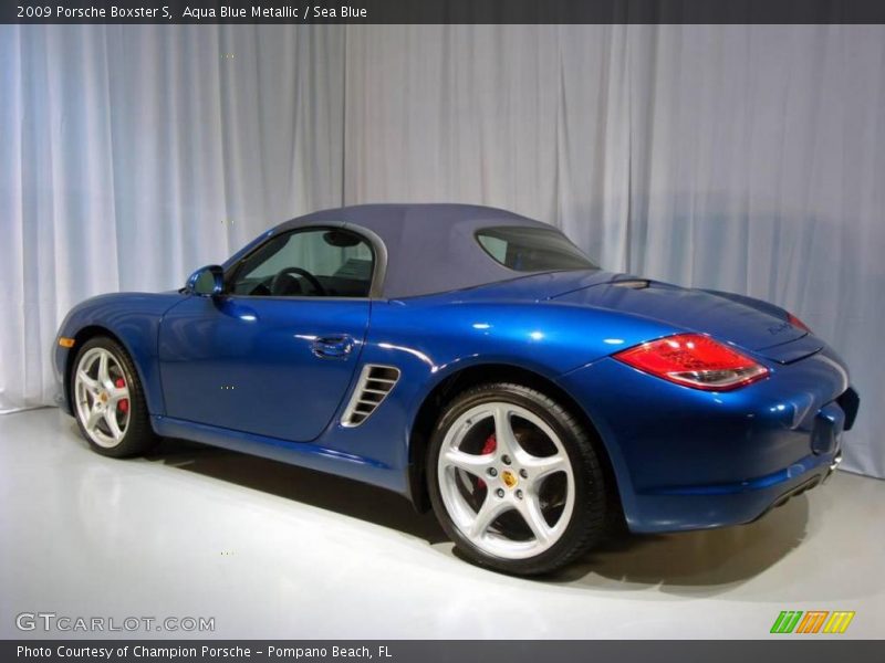 Aqua Blue Metallic / Sea Blue 2009 Porsche Boxster S