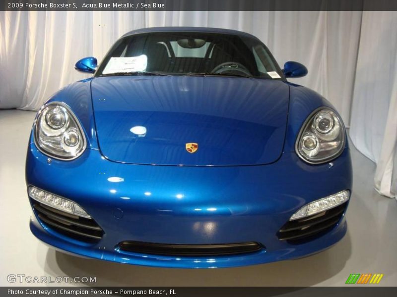 Aqua Blue Metallic / Sea Blue 2009 Porsche Boxster S
