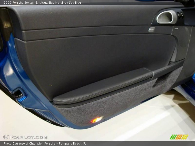 Aqua Blue Metallic / Sea Blue 2009 Porsche Boxster S