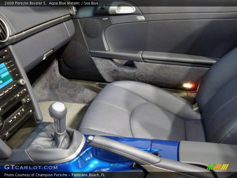 Aqua Blue Metallic / Sea Blue 2009 Porsche Boxster S