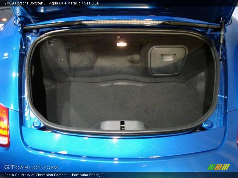 Aqua Blue Metallic / Sea Blue 2009 Porsche Boxster S