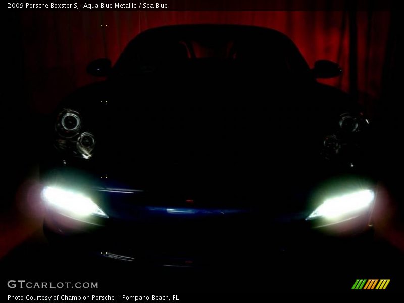 Aqua Blue Metallic / Sea Blue 2009 Porsche Boxster S